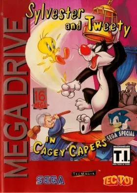 Sylvester & Tweety in Cagey Capers (USA) box cover front